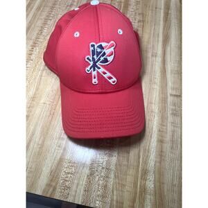 Pukka headwear sports red baseball cap‎ mens L/XL athleisure casual sportswear